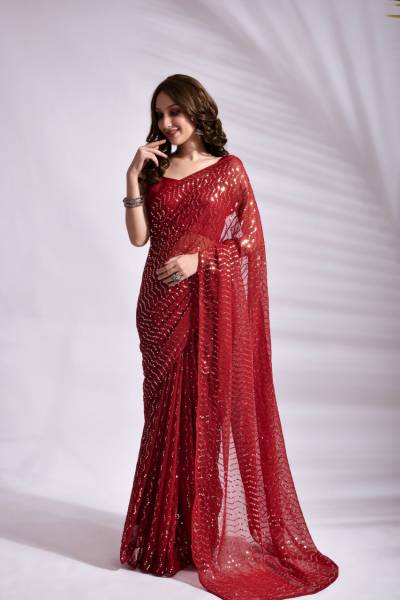 Sequence Vol 6 By Purple Creation Designer Partywear Saree Collection